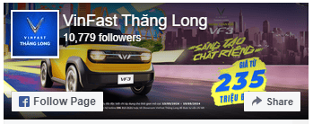 Fanpage VinFast Thăng Long